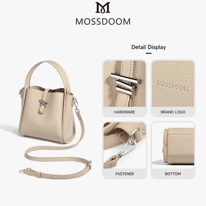 MOSSDOOM Multi-functional Large Capacity Retro Handbag