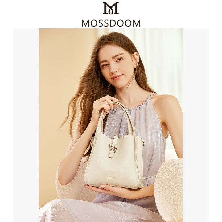 MOSSDOOM Multi-functional Large Capacity Retro Handbag