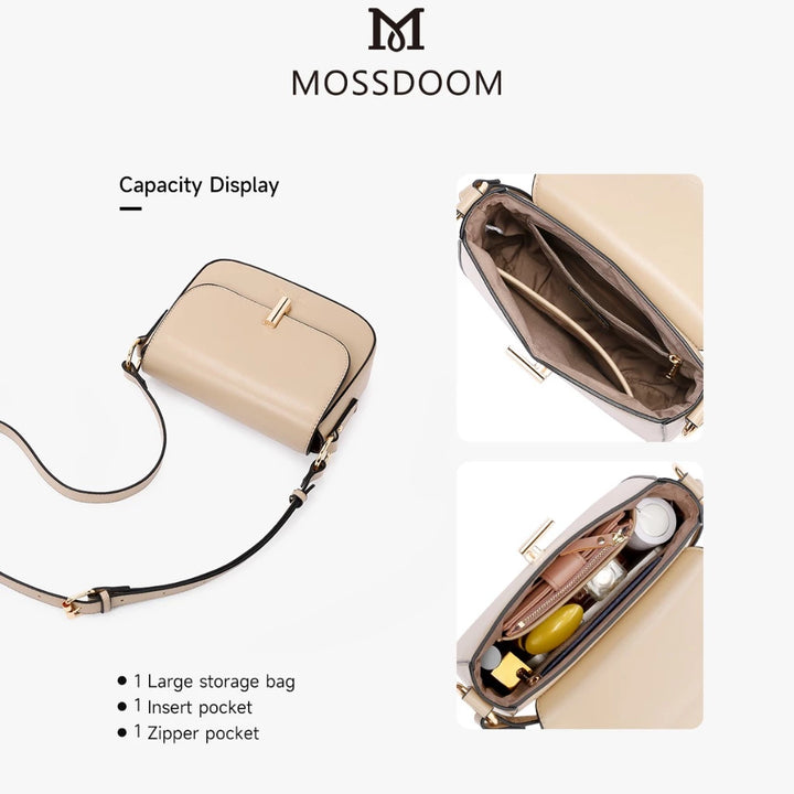 MOSSDOOM Women's Bag Valerie Bag Fashion Simple Crossbody Bag for Women