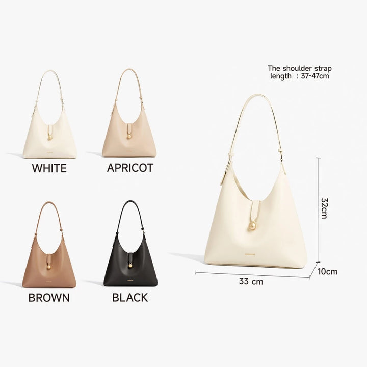 MOSSDOOM Gio Bag Adjustable Versatile Large Capacity Pure Color Easy Matching Tote Bag Shoulder Bag for Women