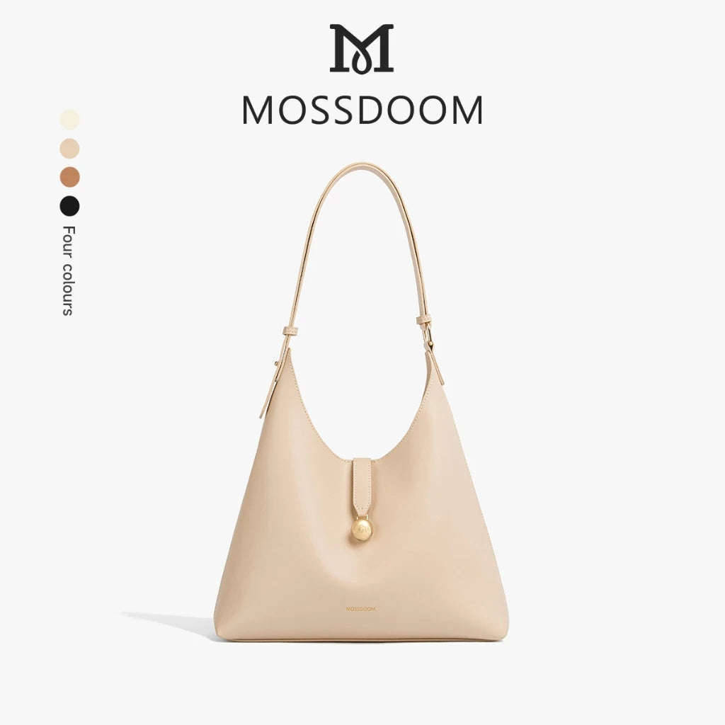 MOSSDOOM Gio Bag Adjustable Versatile Large Capacity Pure Color Easy Matching Tote Bag Shoulder Bag for Women