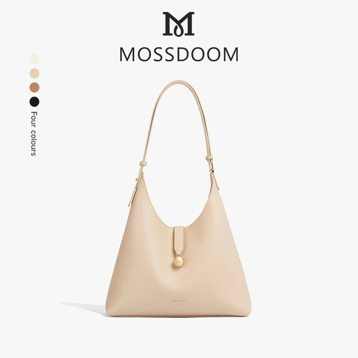 MOSSDOOM Gio Bag Adjustable Versatile Large Capacity Pure Color Easy Matching Tote Bag Shoulder Bag for Women