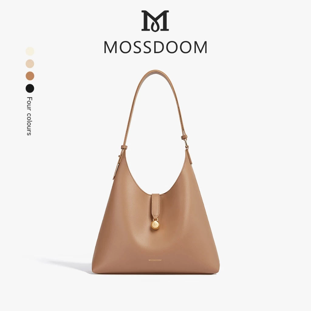 MOSSDOOM Gio Bag Adjustable Versatile Large Capacity Pure Color Easy Matching Tote Bag Shoulder Bag for Women