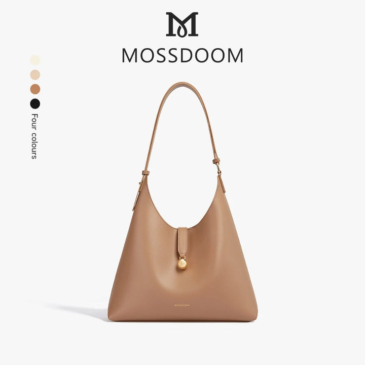 MOSSDOOM Gio Bag Adjustable Versatile Large Capacity Pure Color Easy Matching Tote Bag Shoulder Bag for Women