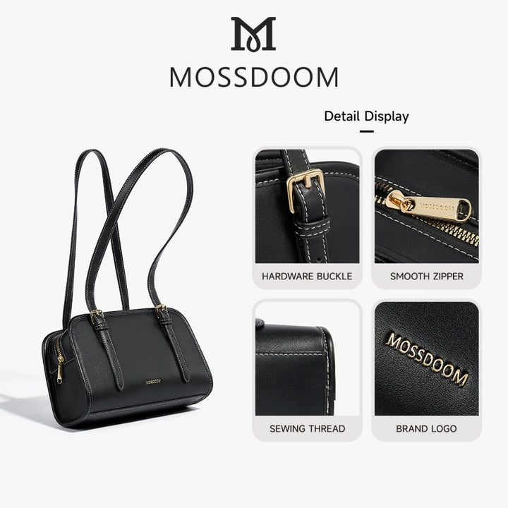 MOSSDOOM Women's Bag Renee Bag Compact Simple Shoulder Bag for Women