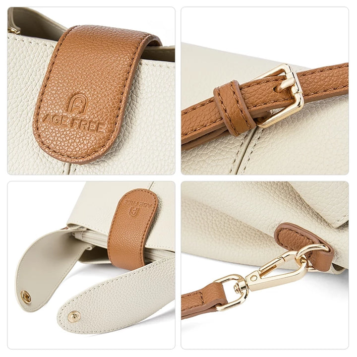 AGE FREE Unique Simple Cute Handbag Casual and All-match Bag for Girls Dumpling Bag